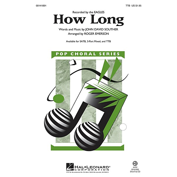 Hal Leonard How Long TTB arranged by Roger Emerson