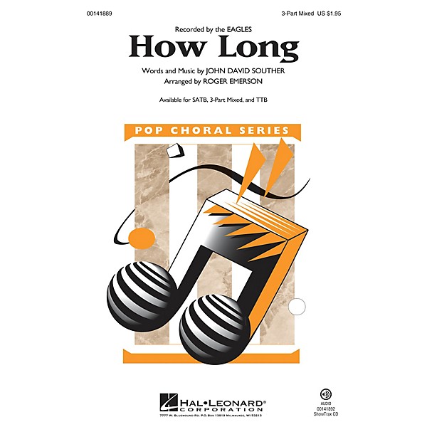 Hal Leonard How Long 3-Part Mixed arranged by Roger Emerson
