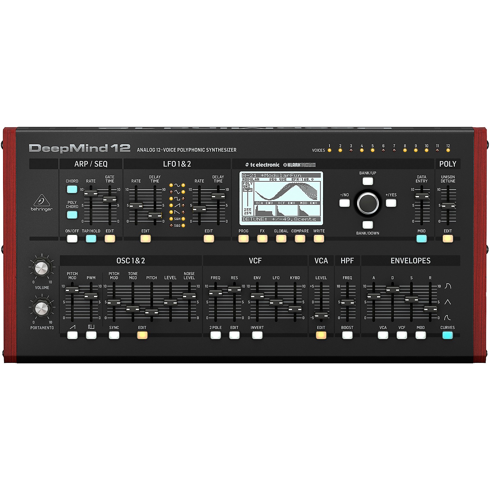 behringer deepmind 12 polyphonic synthesizer