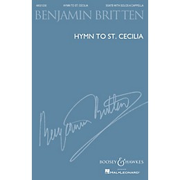 Boosey and Hawkes Hymn to St. Cecilia (SSATB with Solos a cappella) SSATB composed by Benjamin Britten