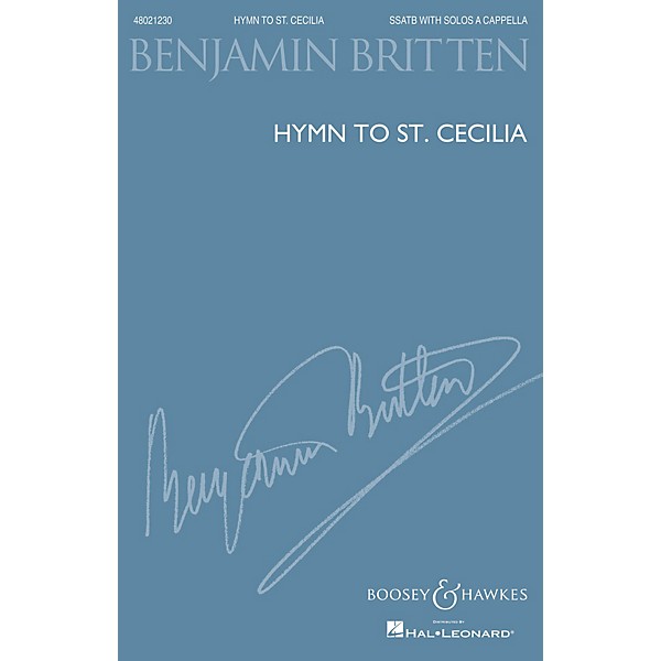 Boosey and Hawkes Hymn to St. Cecilia (SSATB with Solos a cappella) SSATB composed by Benjamin Britten