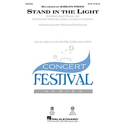 Hal Leonard Stand in the Light SATB arranged by Roger Emerson