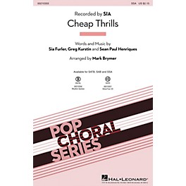 Hal Leonard Cheap Thrills SSA by Sia arranged by Mark Brymer