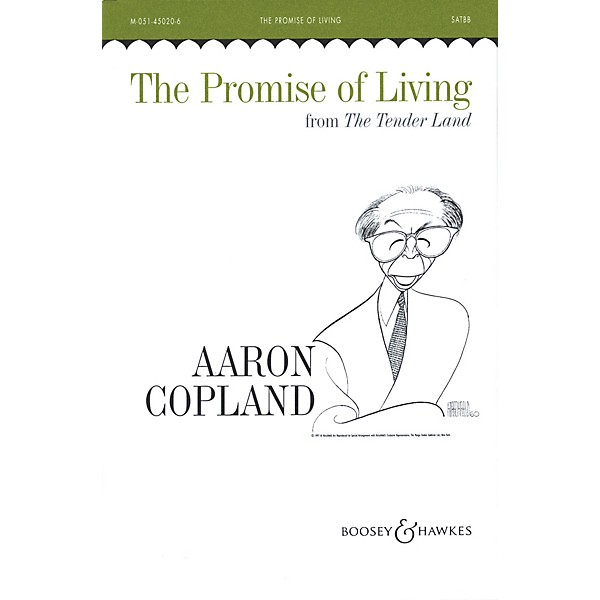 Boosey and Hawkes The Promise of Living (SATBB and Piano, 4 Hands) SATBB composed by Aaron Copland