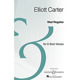 Boosey and Hawkes Mad Regales (Six Solo Voices Archive Edition) composed by Elliott Carter