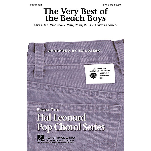 Hal Leonard The Very Best of the Beach Boys (Medley) SATB by The Beach Boys arranged by Ed Lojeski