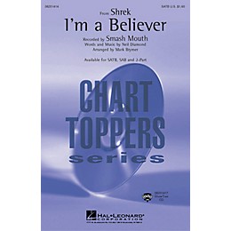 Hal Leonard I'm a Believer (from Shrek) (SATB) SATB by Smash Mouth arranged by Mark Brymer