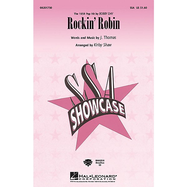 Hal Leonard Rockin' Robin SSA by Bobby Day arranged by Kirby Shaw