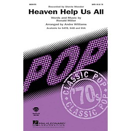 Hal Leonard Heaven Help Us All SATB by Stevie Wonder arranged by Andre Williams