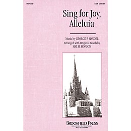 Brookfield Sing for Joy, Alleluia SATB arranged by Hal H. Hopson