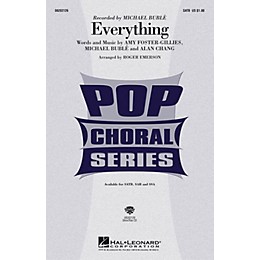 Hal Leonard Everything SATB by Michael Bublé arranged by Roger Emerson