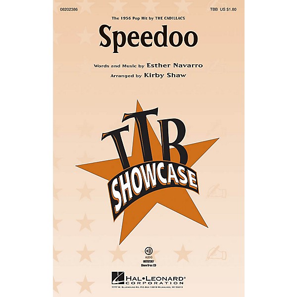 Hal Leonard Speedoo TBB by The Cadillacs arranged by Kirby Shaw