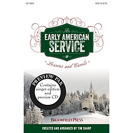 Brookfield An Early American Service of Lessons and Carols PREV CD PAK arranged by Tim Sharp