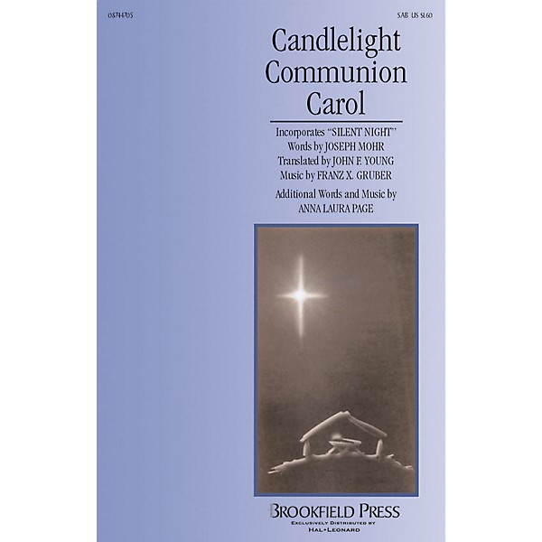 Brookfield Candlelight Communion Carol SAB composed by Anna Laura Page
