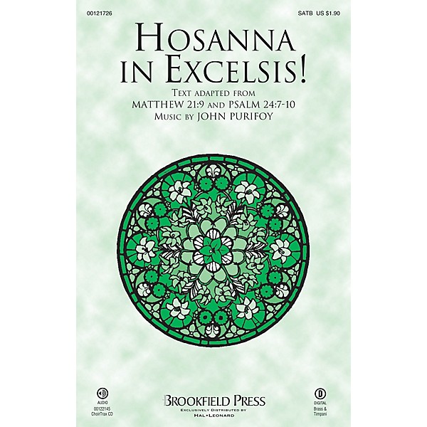 Brookfield Hosanna in Excelsis! SATB composed by John Purifoy