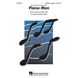 Hal Leonard Piano Man SATBBB a cappella by Billy Joel arranged by Philip Lawson