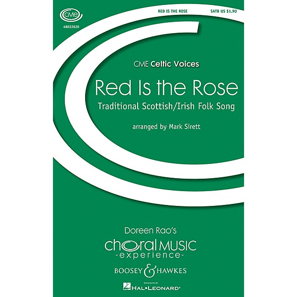 Boosey and Hawkes Red Is the Rose (CME Celtic Voices) SATB arranged by Mark Sirett