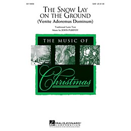 Hal Leonard The Snow Lay on the Ground (Venite Adoremus Dominum) SAB composed by John Purifoy
