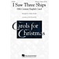 Hal Leonard I Saw Three Ships SSATB OPTIONAL A CAPPELLA arranged by Audrey Snyder thumbnail