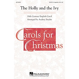 Hal Leonard The Holly and the Ivy SSATB A Cappella arranged by Audrey Snyder