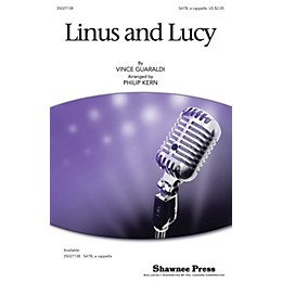 Shawnee Press Linus and Lucy SATB a cappella arranged by Philip Kern