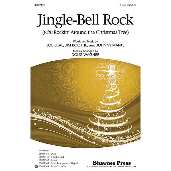 Hal Leonard Jingle-Bell Rock (with Rockin' Around the Christmas Tree) 2-Part arranged by Douglas Wagner