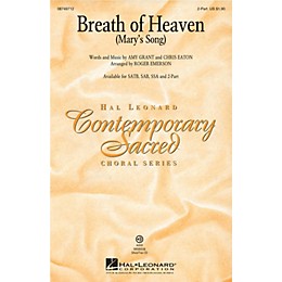 Hal Leonard Breath of Heaven (Mary's Song) 2-Part by Amy Grant arranged by Roger Emerson