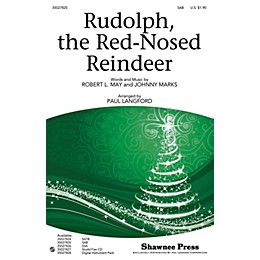 Shawnee Press Rudolph, the Red-Nosed Reindeer SAB arranged by Paul Langford