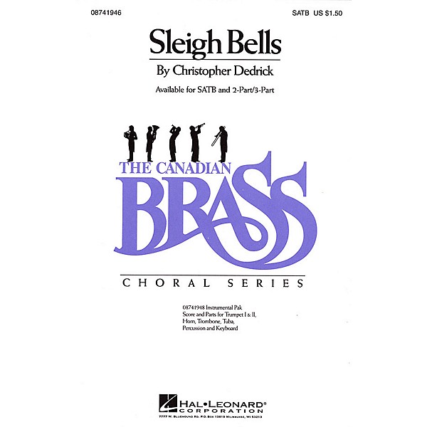 Hal Leonard Sleigh Bells SATB composed by Christopher Dedrick