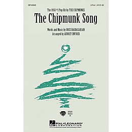 Hal Leonard The Chipmunk Song 2-Part arranged by Audrey Snyder