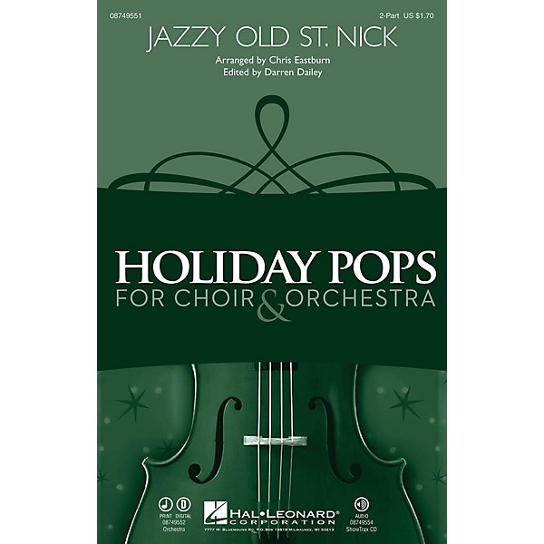 Hal Leonard Jazzy Old St. Nick 2-Part arranged by Chris Eastburn