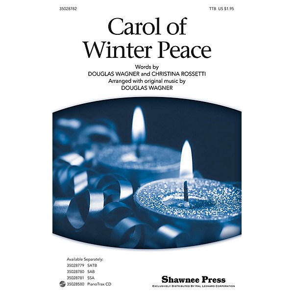 Shawnee Press Carol Of Winter Peace TTB arranged by Douglas Wagner