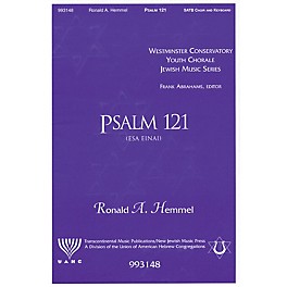 Transcontinental Music Psalm 121 (Esa Einai) SATB composed by Ronald Hemmel