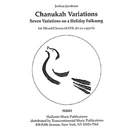 Transcontinental Music Chanukah Variations SATB a cappella composed by Joshua Jacobson