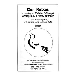 Transcontinental Music Der Rebbe SATB arranged by Stanley Sperber