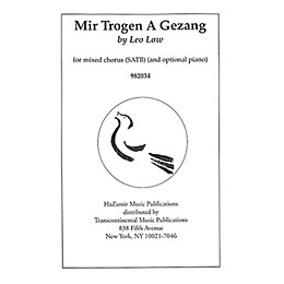 Transcontinental Music Mir Trogen A Gezang SATB composed by Leo Low