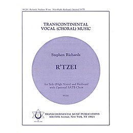 Transcontinental Music R'tzei (High) SATB composed by Stephen Richards