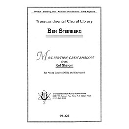 Transcontinental Music Meditation - Oseh Shalom SATB composed by Ben Steinberg