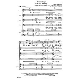 Transcontinental Music Dremlen Feygl (Birds Are Drowsing) SATB arranged by Joshua Jacobson