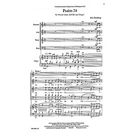 Transcontinental Music Psalm 24 (S'eu Sh'arim) SATB composed by Ben Steinberg