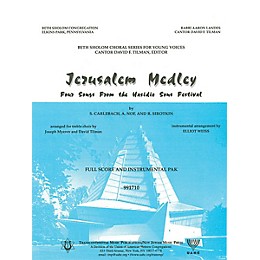 Transcontinental Music Jerusalem Medley (Instrumental Pak) Combo Parts arranged by Elliot Weiss