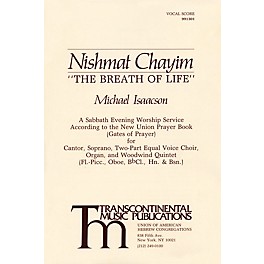 Transcontinental Music Nishmat Chayim (The Breath of Life) 2-Part Score