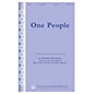 Hal Leonard One People SATB arranged by Steve Miller thumbnail
