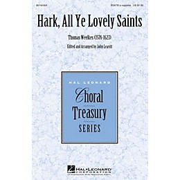 Hal Leonard Hark, All Ye Lovely Saints SSATB A Cappella composed by Thomas Weelkes