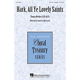 Hal Leonard Hark, All Ye Lovely Saints SSATB A Cappella composed by Thomas Weelkes