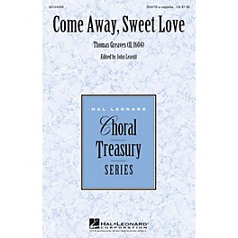 Hal Leonard Come Away, Sweet Love SSATB A Cappella composed by Thomas Greaves