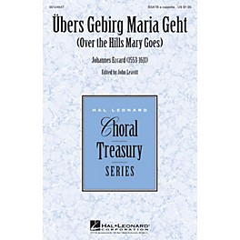 Hal Leonard Übers Gebirg Maria Geht (Over the Hills Mary Goes) SSATB A Cappella composed by Johannes Eccard