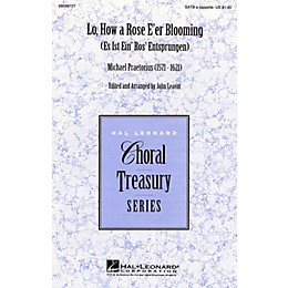 Hal Leonard Lo, How a Rose E'er Blooming SATB a cappella arranged by John Leavitt