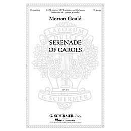 G. Schirmer Serenade Of Carols composed by M Gould