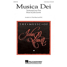 Hal Leonard Musica Dei 3-Part Mixed composed by John Leavitt